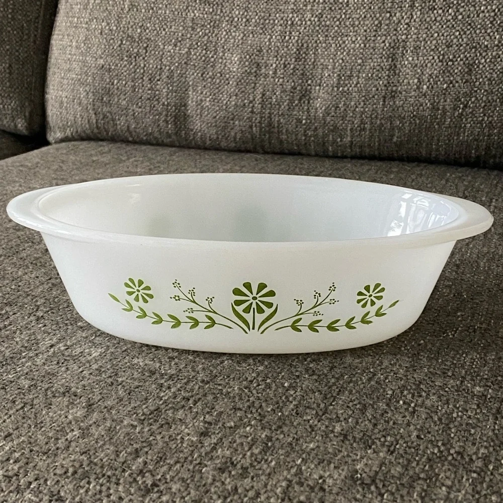 VINTAGE GLASBAKE BAKEWEAR GLASS DISH - Picture 1 of 3